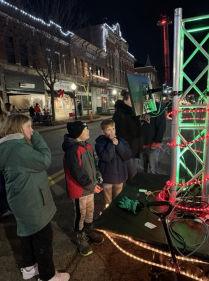 Gladiator Games team with portable gaming setup at Living Windows 2025 Jefferson City